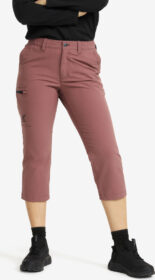 RevolutionRace Ulkoiluhousut, Vaellushousut & Retkeilyhousut – Pinkki – Adventure 3/4 Stretch Pants Naiset Vintage Rose, Koko:XS