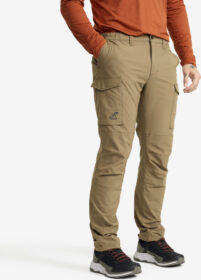 RevolutionRace Ulkoiluhousut, Vaellushousut & Retkeilyhousut – Ruskea – Adventure Cargo Stretch Pants Miehet Cub, Koko:XL