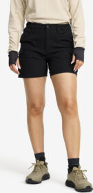 RevolutionRace > Housut > Shortsit – Musta – Adventure Cargo Stretch Shorts Naiset Black, Koko:XL