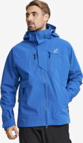 RevolutionRace > Sade- Ja Kuoritakit – Sininen – Aries Pro 3L Shell Jacket Miehet Classic Blue/True Blue, Koko:M