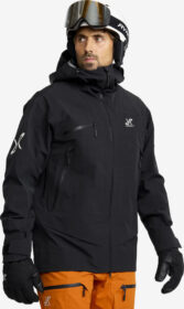 RevolutionRace Ulkoilutakki, Kuoritakki & Tuulitakki – Musta – Atlas 3L Ski Jacket Miehet Black, Koko:3XL