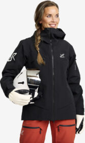RevolutionRace Ulkoilutakki, Kuoritakki & Tuulitakki – Musta – Atlas 3L Ski Jacket Naiset Black, Koko:XL