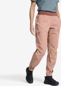 RevolutionRace Ulkoiluhousut, Vaellushousut & Retkeilyhousut – Pinkki – Breezy Ankle Outdoor Pants Naiset Nostalgia Rose, Koko:2XL