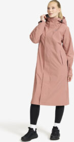 RevolutionRace > Takit > Sade- Ja Kuoritakit – Pinkki – Cloud 3L Long Shell Parka Naiset Pink Wood, Koko:3XL