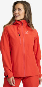 RevolutionRace > Takit > Sade- Ja Kuoritakit – Punainen – Cloud 3L Shell Jacket Naiset Aurora Red, Koko:M