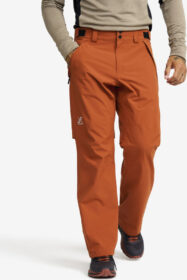 RevolutionRace > Sade- Ja Kuorihousut – Ruskea – Cloud 3L Shell Pants Miehet Terracotta Brown, Koko:XS