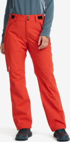 RevolutionRace > Housut > Sade- Ja Kuorihousut – Punainen – Cloud 3L Shell Pants Naiset Aurora Red, Koko:XL