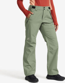 RevolutionRace > Housut > Sade- Ja Kuorihousut – Vihreä – Cloud 3L Shell Pants Naiset Dusty Green, Koko:XS