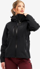 RevolutionRace Cyclone 3L Shell Jacket Naiset Black, Koko:XL – Ulkoilutakki, Kuoritakki & Tuulitakki