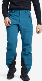 RevolutionRace > Sade- Ja Kuorihousut – Sininen – Cyclone 3L Shell Pants Miehet Moroccan Blue, Koko:XS