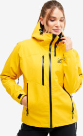 RevolutionRace Cyclone Rescue Jacket 2.0 Naiset Yellow, Koko:XL – Ulkoilutakki, Kuoritakki & Tuulitakki
