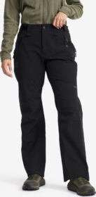 RevolutionRace > Housut > Sade- Ja Kuorihousut – Musta – Cyclone Zip-up 3L Pants Naiset Black, Koko:S