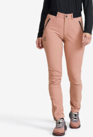 RevolutionRace Ulkoilufarkut – Pinkki – Daybreak Pants Naiset Pink Wood, Koko:S