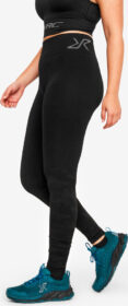 RevolutionRace Trikoot – Musta – Descent Seamless Tights Naiset Jetblack, Koko:L-XL