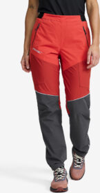 RevolutionRace Ulkoiluhousut, Vaellushousut & Retkeilyhousut – Punainen – Dynamic Pro Wind Pants Naiset Aurora Red/Bossa Nova, Koko:XS