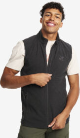 RevolutionRace > Liivit – Musta – Essential Fleece Vest Miehet Black, Koko:XL