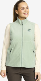RevolutionRace Essential Fleece Vest Naiset Iceberg Green, Koko:XL – Liivit