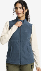 RevolutionRace Liivit – Sininen – Essential Fleece Vest Naiset Moonlit Ocean, Koko:M