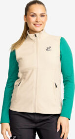 RevolutionRace Essential Fleece Vest Naiset Peyote, Koko:XL – Liivit
