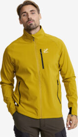 RevolutionRace > Softshell-takit – Keltainen – Exciter Stretch Jacket Miehet Golden Palm, Koko:S