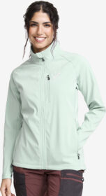 RevolutionRace > Takit > Softshell-takit – Sininen – Exciter Stretch Jacket Naiset Gray Mist, Koko:S