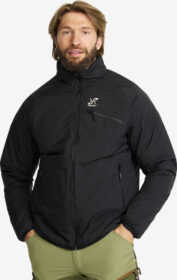 RevolutionRace Ulkoilutakki, Kuoritakki & Tuulitakki – Musta – Flatter Insulated Jacket Miehet Black, Koko:M