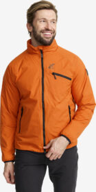 RevolutionRace Ulkoilutakki, Kuoritakki & Tuulitakki – Oranssi – Flatter Insulated Jacket Miehet Hawaiian Sunset, Koko:S