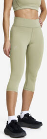 RevolutionRace Trikoot – Vihreä – Flow High-waisted Capri Leggings Naiset Shadow, Koko:L