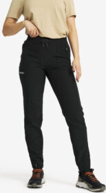 RevolutionRace Ulkoiluhousut, Vaellushousut & Retkeilyhousut – Musta – Gradient Pro UV Pants Naiset Black, Koko:L