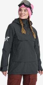 RevolutionRace Ulkoilutakki, Kuoritakki & Tuulitakki – Harmaa – Halo 2L Insulated Ski Anorak Naiset Anthracite, Koko:XS