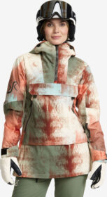RevolutionRace Ulkoilutakki, Kuoritakki & Tuulitakki – Ruskea – Halo 2L Insulated Ski Anorak Naiset Bruschetta/Dusty Green, Koko:S