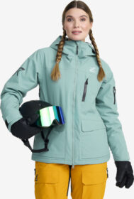 RevolutionRace Ulkoilutakki, Kuoritakki & Tuulitakki – Turkoosi – Halo 2L Insulated Ski Jacket Naiset Arctic, Koko:XL