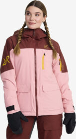 RevolutionRace Ulkoilutakki, Kuoritakki & Tuulitakki – Pinkki – Halo 2L Insulated Ski Jacket Naiset Blush, Koko:XS