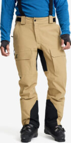 RevolutionRace > Lasketteluhousut – Beige – Halo 2L Insulated Ski Pants Miehet Kelp Beige, Koko:M