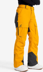 RevolutionRace Halo 2L Insulated Ski Pants Naiset Golden Yellow, Koko:L – Talvihousut