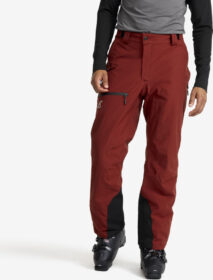 RevolutionRace > Lasketteluhousut – Punainen – Halo 2L Insulated Snow Pants Miehet Fired Brick, Koko:M
