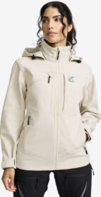 RevolutionRace > Takit > Softshell-takit – Beige – Hiball Softshell Jacket Naiset Oatmeal, Koko:XL