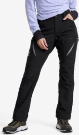 RevolutionRace > Housut > Softshell-housut – Musta – Hiball Softshell Pants Naiset Black, Koko:L