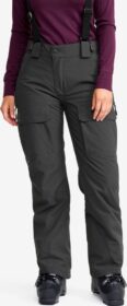 RevolutionRace > Housut > Lasketteluhousut – Harmaa – AccXel Insulated 2L Ski Pants Naiset Anthracite, Koko:XS