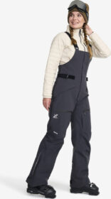 RevolutionRace > Housut > Lasketteluhousut – Harmaa – Atlas 3L Ski Bib Pants Naiset Anthracite, Koko:L