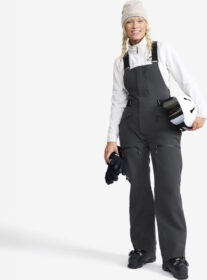 RevolutionRace > Housut > Lasketteluhousut – Harmaa – Atlas 3L Ski Bib Pants Naiset Anthracite, Koko:S