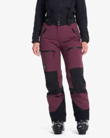 RevolutionRace Housut > Lasketteluhousut – Liila – Accxel 2L Ski Pants Naiset Mauve Wine/Black, Koko:XL