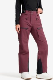 RevolutionRace Housut > Lasketteluhousut – Liila – Atlas 3L Ski Pants Naiset Mauve Wine, Koko:M