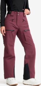 RevolutionRace Housut > Lasketteluhousut – Liila – Atlas 3L Ski Pants Naiset Mauve Wine, Koko:XL