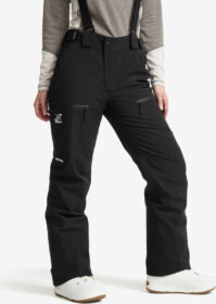RevolutionRace > Housut > Lasketteluhousut – Musta – AccXel Insulated 2L Ski Pants Naiset Black, Koko:XL