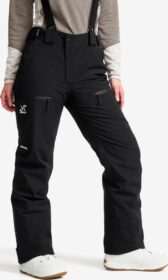 RevolutionRace > Housut > Lasketteluhousut – Musta – AccXel Insulated 2L Ski Pants Naiset Black, Koko:XL