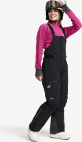 RevolutionRace > Housut > Lasketteluhousut – Musta – Atlas 3L Ski Bib Pants Naiset Black, Koko:S