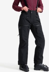 RevolutionRace > Housut > Lasketteluhousut – Musta – Atlas 3L Ski Pants Naiset Black, Koko:2XL