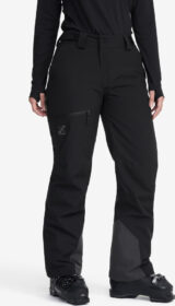 RevolutionRace > Housut > Lasketteluhousut – Musta – AccXel 2L Insulated Snow Pants Naiset Black, Koko:XS