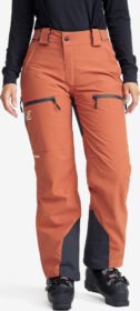RevolutionRace > Housut > Lasketteluhousut – Oranssi – AccXel Insulated 2L Ski Pants Naiset Bruschetta, Koko:2XL